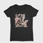 Cat Books Flowers, Tricou Femei