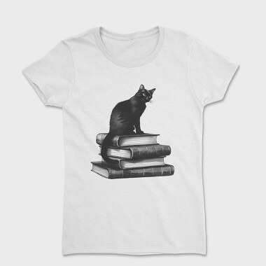 Cat Books Gothic, Tricou Femei
