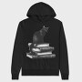 Cat Books Gothic, Hanorac Oversize Barbati (Unisex)