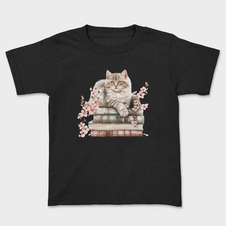 Cat Books Spring, Tricou Copii