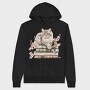 Cat Books Spring, Hanorac Oversize Barbati (Unisex)