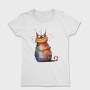Cat Christmas Balls, Tricou Femei