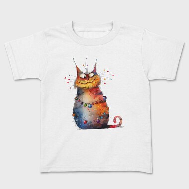 Cat Christmas Balls, Tricou Copii