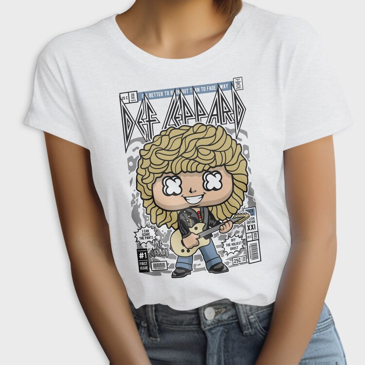 Def Leppard Rockstar, Tricou Femei