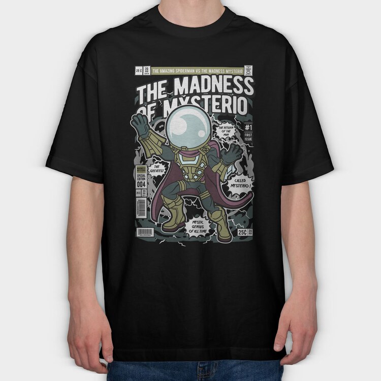 Madness Mysterio Comic Drop, Tricou Oversize Barbati (Unisex)
