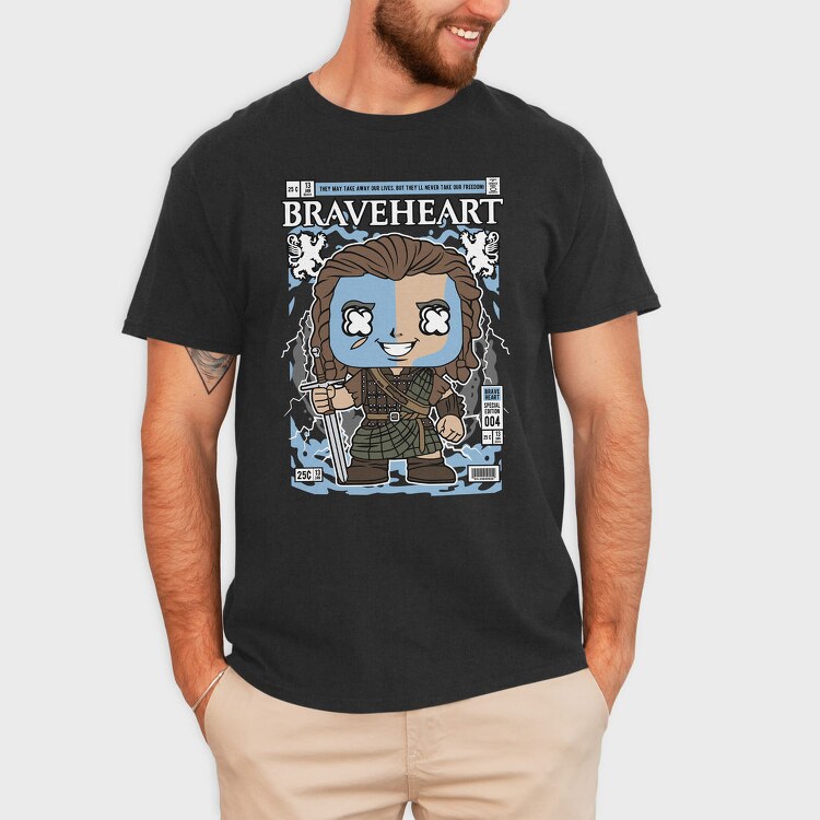 Braveheart Warrior, Tricou Barbati (Unisex)