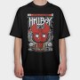Hellboy Comic Drop, Tricou Oversize Barbati (Unisex)