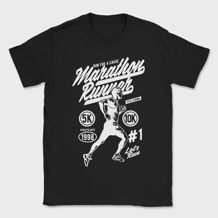 Marathon Runner, Tricou Barbati (Unisex)