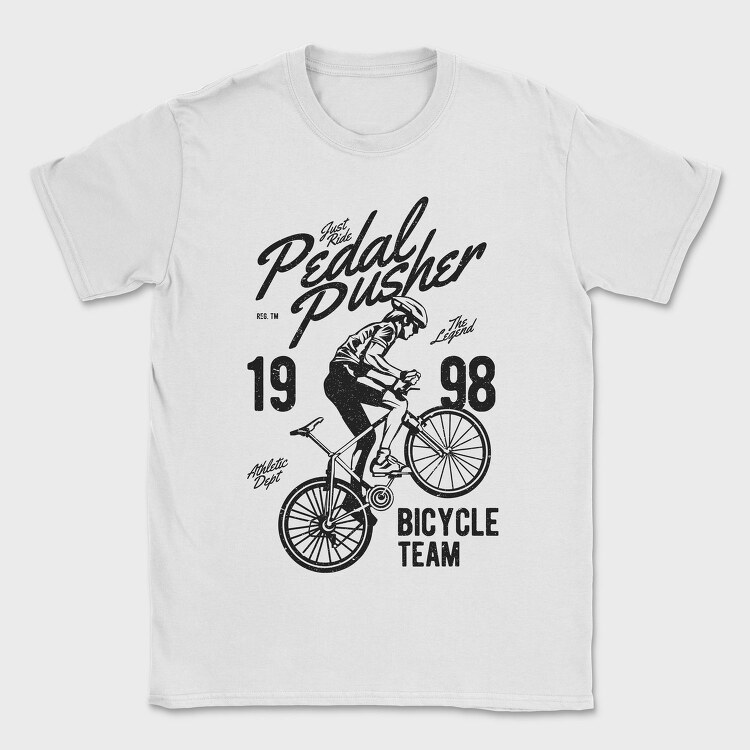 Pedal Pusher, Tricou Barbati (Unisex)