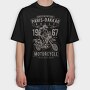 Paris Dakkar Rally Motorcycle, Tricou Oversize Barbati (Unisex)