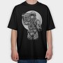 Pilot Fighter Boombox, Tricou Oversize Barbati (Unisex)