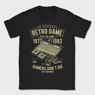 Retro Game, Tricou Barbati (Unisex)
