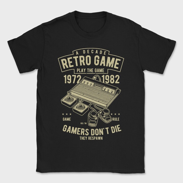 Retro Game, Tricou Barbati (Unisex)