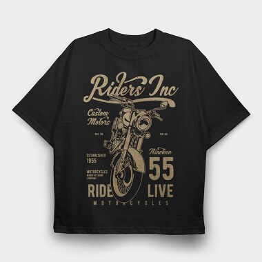 Riders, Tricou Oversize Barbati (Unisex)