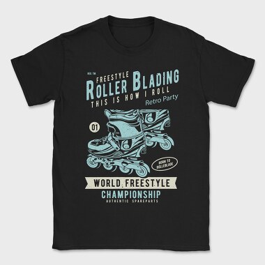 Roller Blading, Tricou Barbati (Unisex)