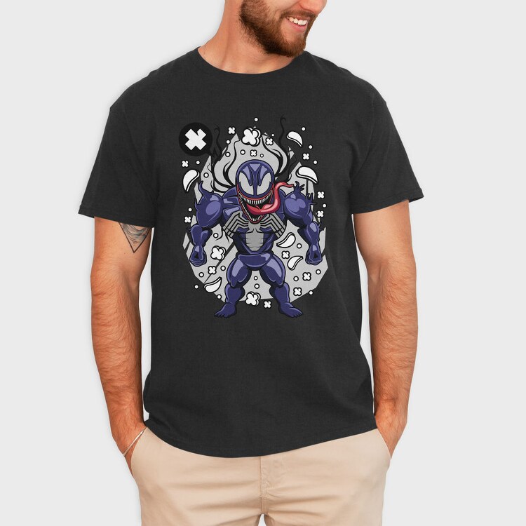 Venomous Chaos Burst, Tricou Barbati (Unisex)