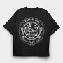 Skateboard Rebel, Tricou Oversize Barbati (Unisex)