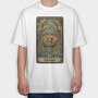 Cancer Crab Flowers, Tricou Oversize Barbati (Unisex)