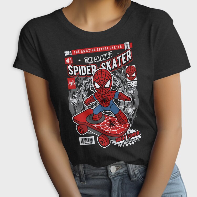 Spider Skater Marvel, Tricou Femei