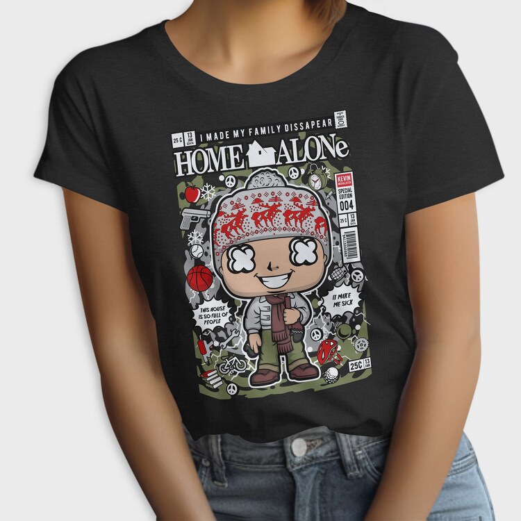 Home Alone Comic 1, Tricou Femei