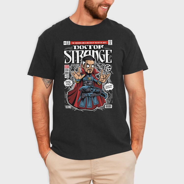 Doctor Strange Rockstar, Tricou Barbati (Unisex)