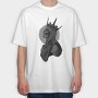 Skull King, Tricou Oversize Barbati (Unisex)