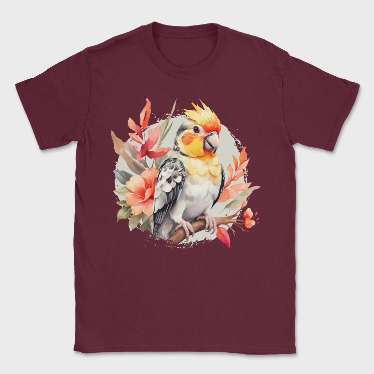 Watercolor Birdd, Tricou Barbati (Unisex)