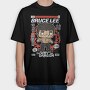 Bruce Dragon Fight, Tricou Oversize Barbati (Unisex)
