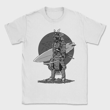Surfer Samurai, Tricou Barbati (Unisex)
