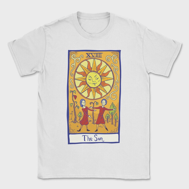 Tarot Card the Sun, Tricou Barbati (Unisex)