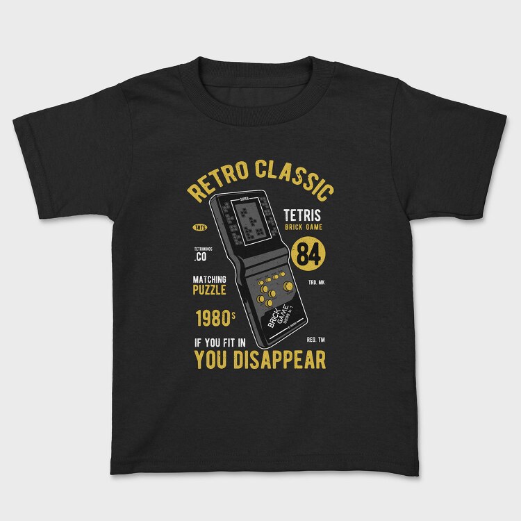 Tetris Brick Game, Tricou Copii
