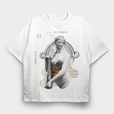 Wanderer, Tricou Oversize Barbati (Unisex)