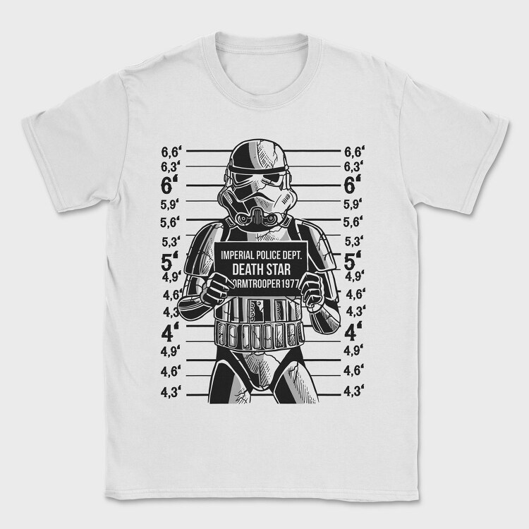 Stormtrooper Mugshot, Tricou Barbati (Unisex)