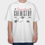 Chemistry Cat Pun Pawsative, Tricou Oversize Barbati (Unisex)