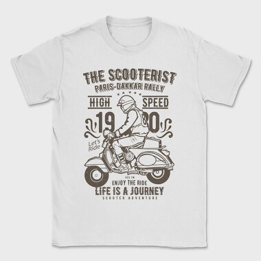 The Scooterist1980, Tricou Barbati (Unisex)
