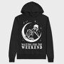 Waiting for the Weekend Skeleton, Hanorac Oversize Barbati (Unisex)