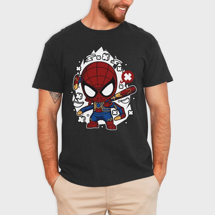 Spiderman Comic Burst, Tricou Barbati (Unisex)
