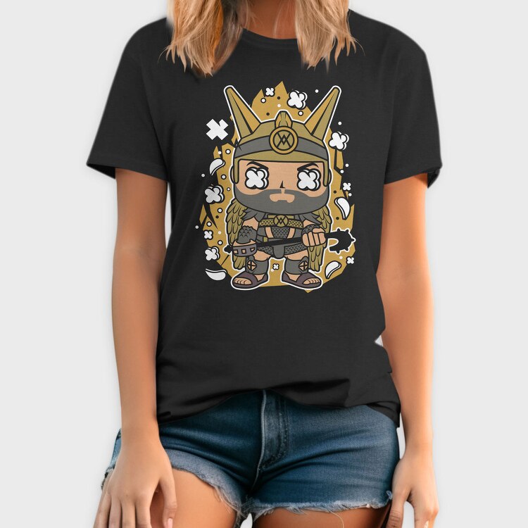 Viking Warrior Crown, Tricou Barbati (Unisex)