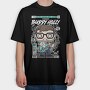 Buddy Holly Rockstar, Tricou Oversize Barbati (Unisex)