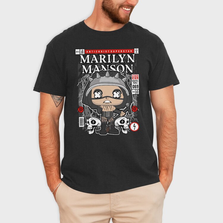Mansons Edge, Tricou Barbati (Unisex)