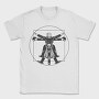 Vitruvian Man Bike, Tricou Barbati (Unisex)