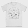 Vitruvian Drummer, Tricou Barbati (Unisex)