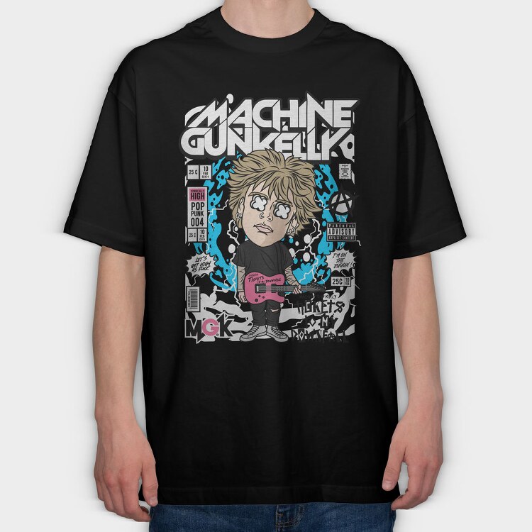 Punk Rock Revival, Tricou Oversize Barbati (Unisex)