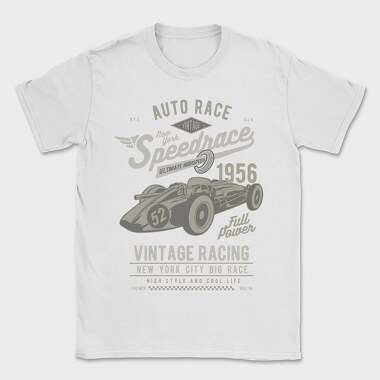 Vintage Speedrace, Tricou Barbati (Unisex)