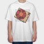 Vintage Turntable, Tricou Oversize Barbati (Unisex)