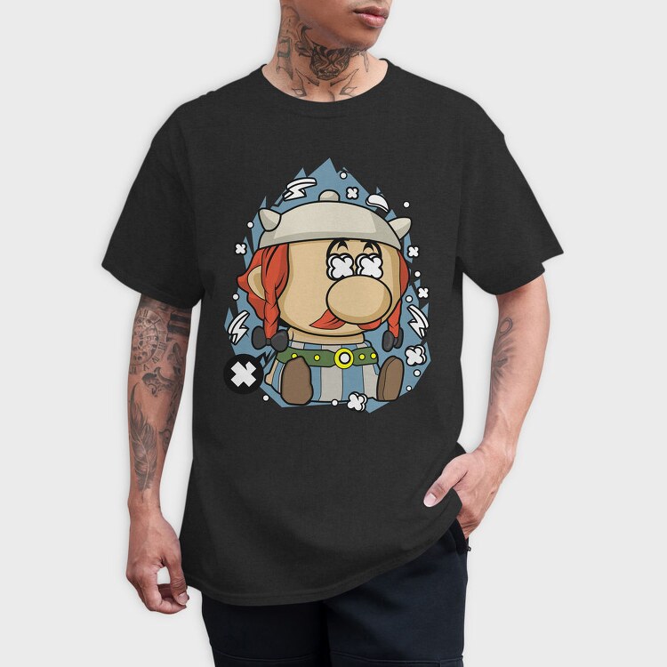 Viking Warrior Mascot, Tricou Barbati (Unisex)