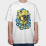 Bumblebee Burst, Tricou Oversize Barbati (Unisex)