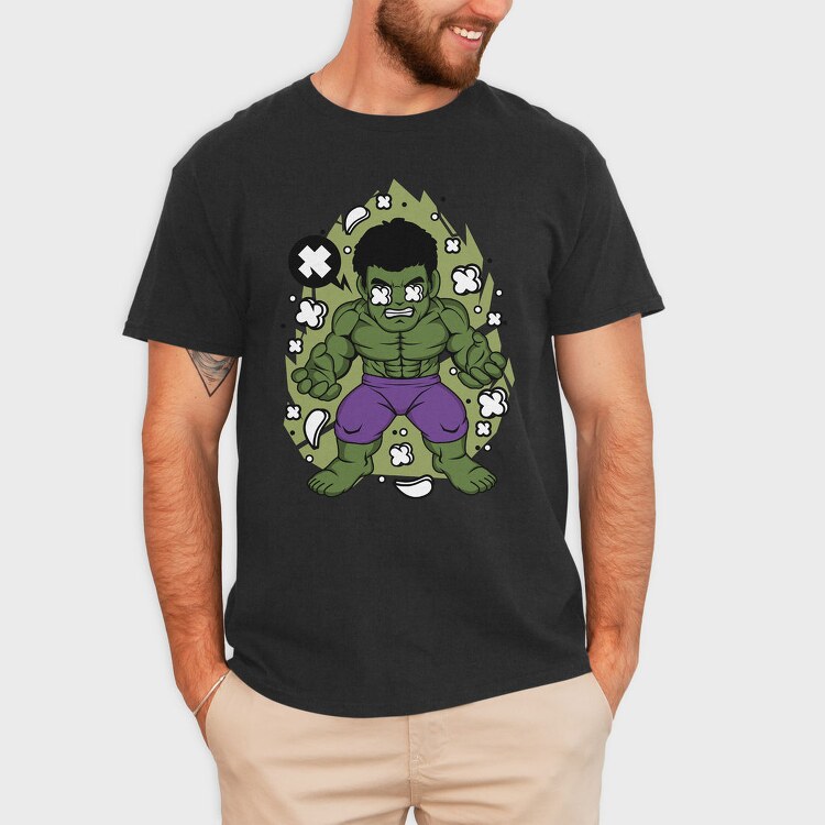 Hulk Punch Power, Tricou Barbati (Unisex)