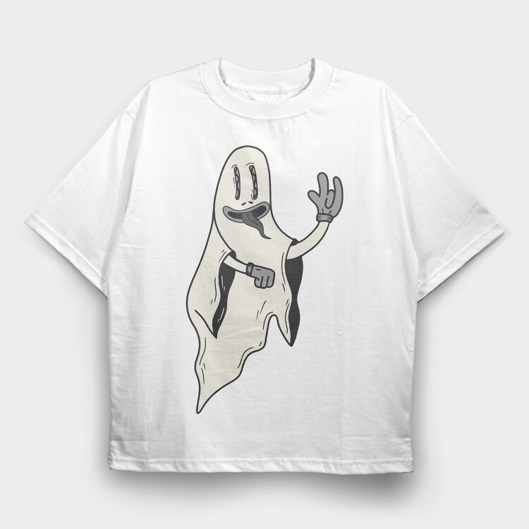 Halloween Character Cartoon, Tricou Oversize Barbati (Unisex)