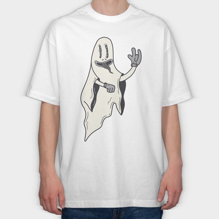 Halloween Character Cartoon, Tricou Oversize Barbati (Unisex)